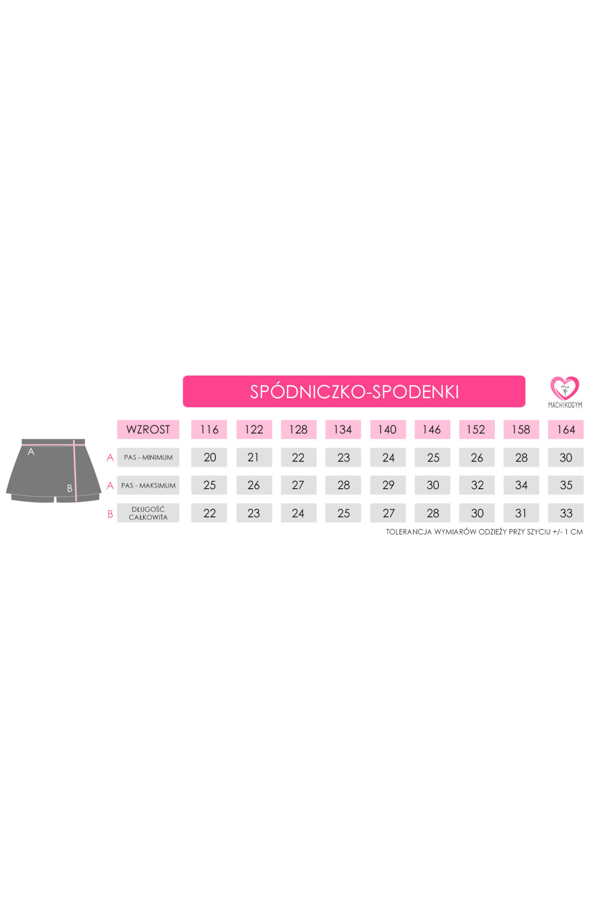 Spódniczko-spodenki Cheer Star