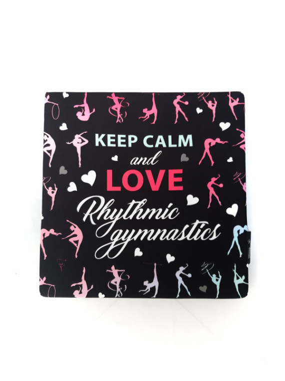 Streching Cushion Keep Calm Black