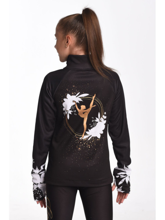 Sweatshirt Black Lady