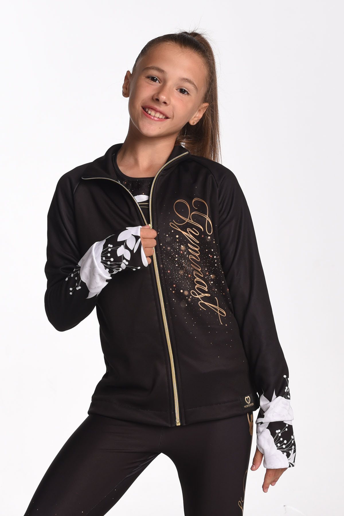 Sweatshirt Black Lady