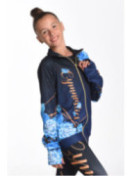 Sweatshirt Blue Rose