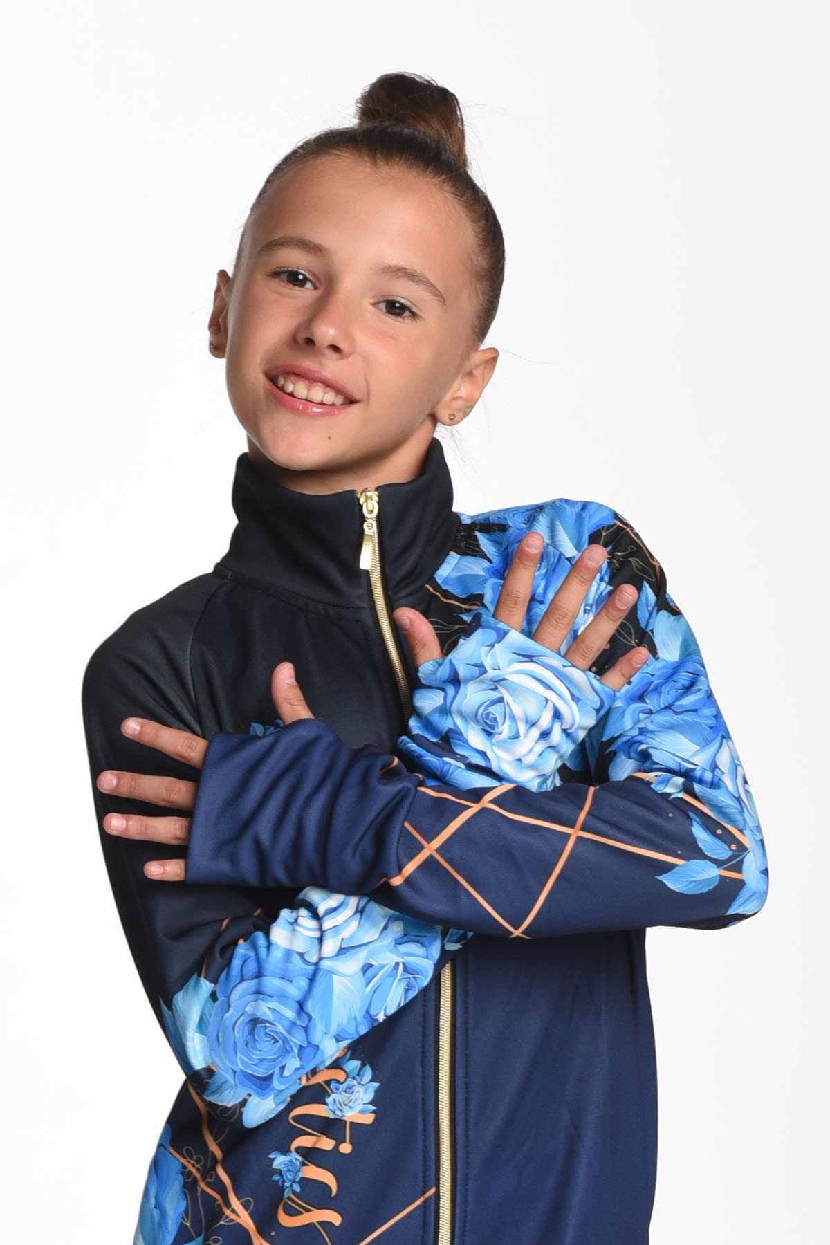 Sweatshirt Blue Rose