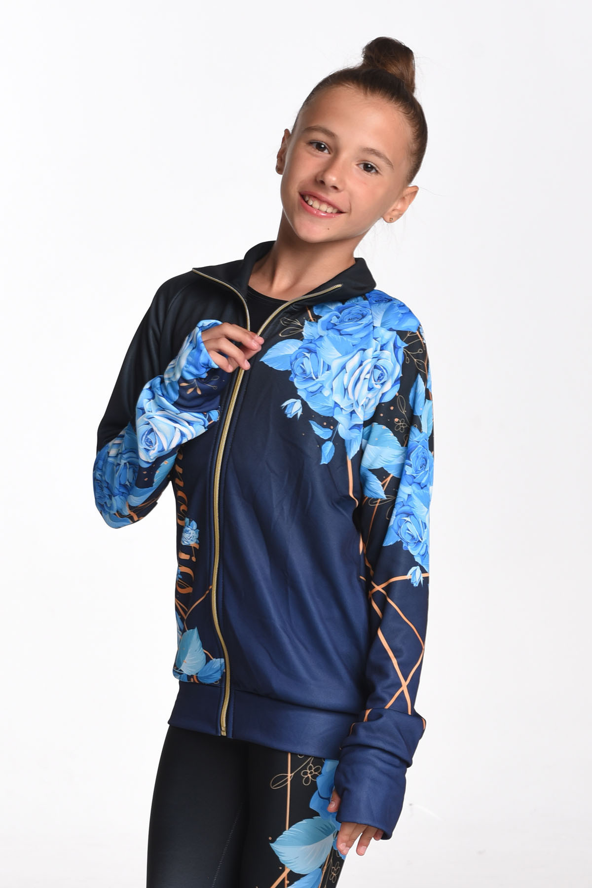 Sweatshirt Blue Rose