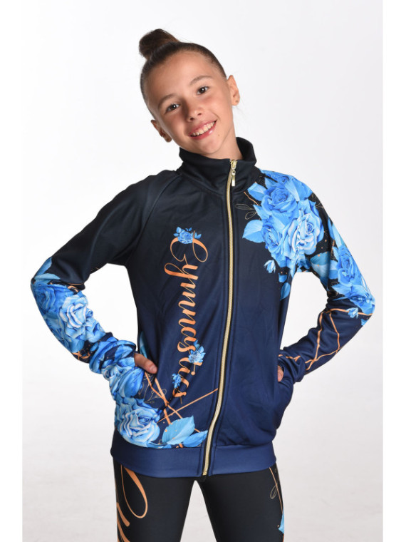 Sweatshirt Blue Rose