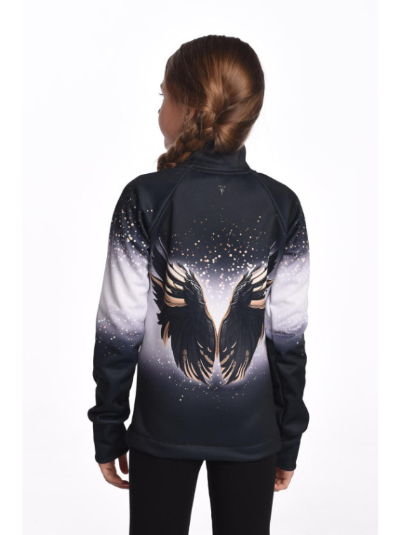 Sweatshirt Black Wings
