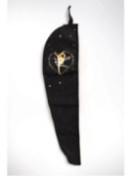 Clubs and Ribbon Cover Black Glitter