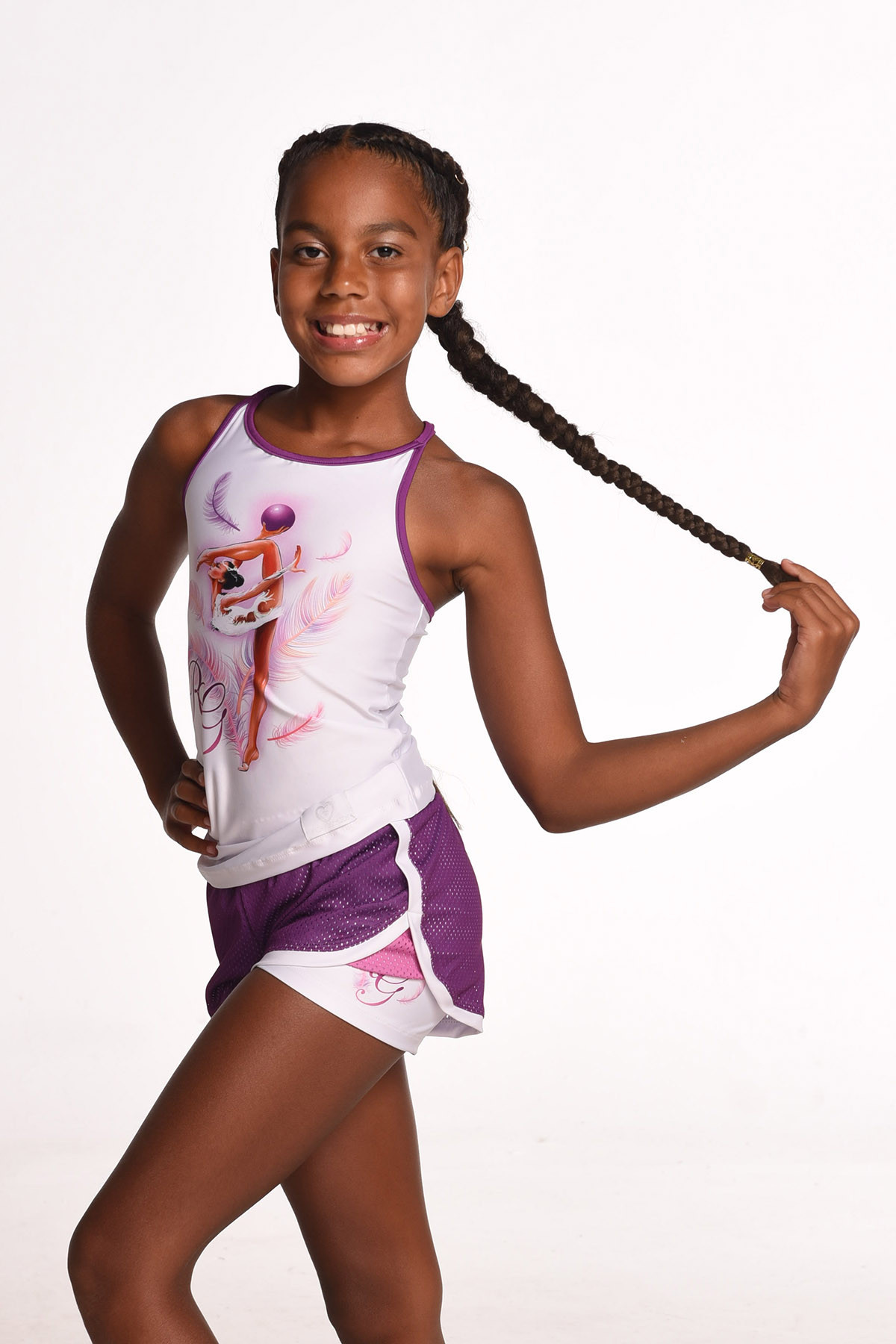 Komplet Feathers short