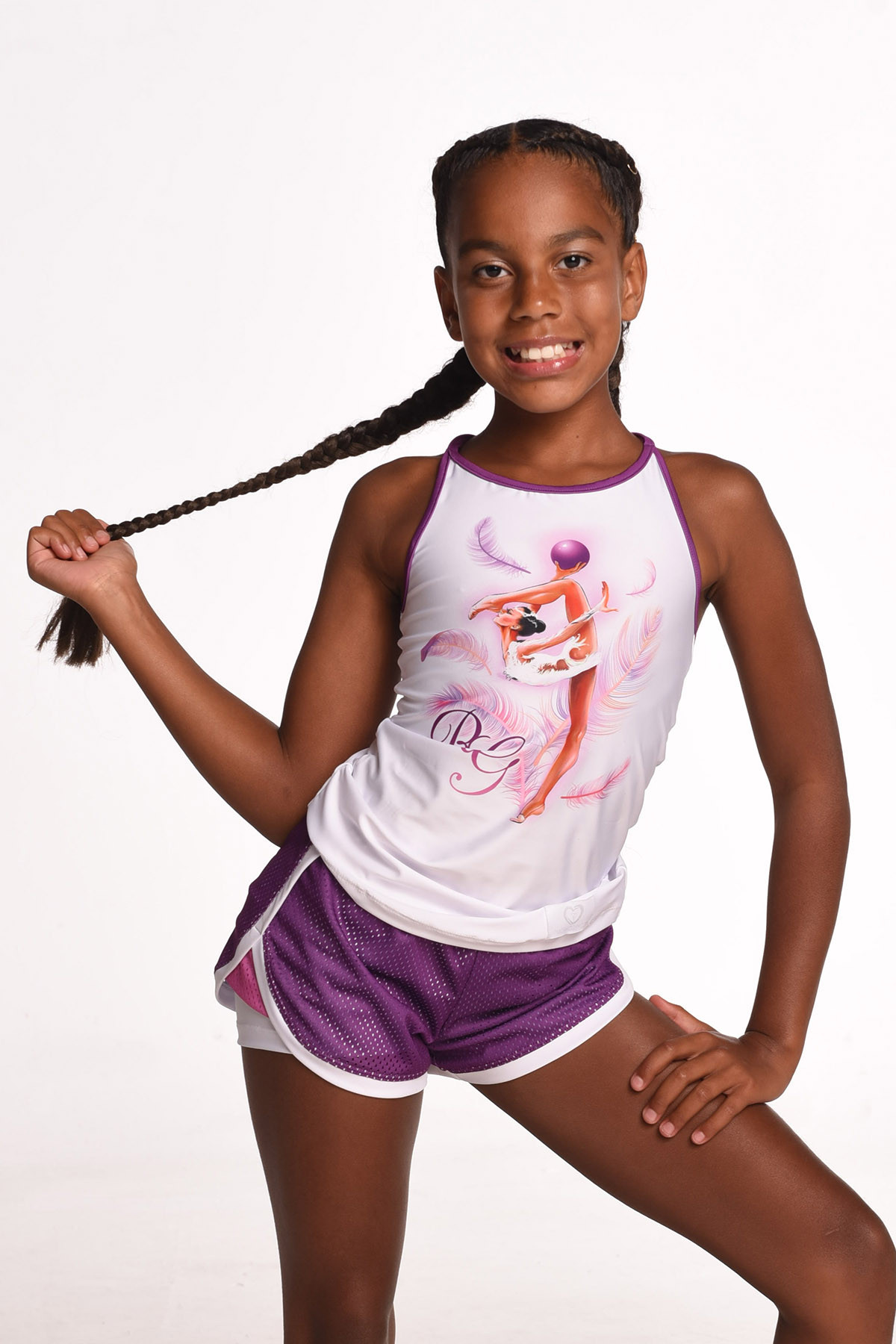 Komplet Feathers short