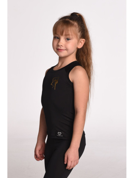 Tank top MACHIKO PRO Black Valora