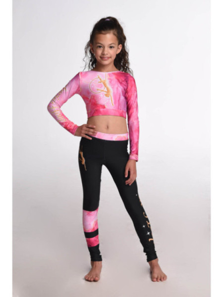 Set Aerial Pink Marble short