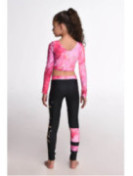 Set Aerial Pink Marble short