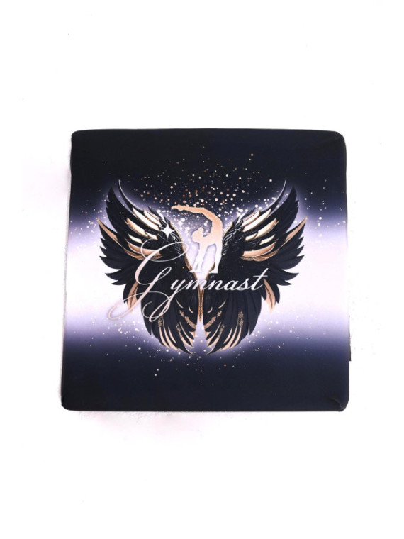 Streching Cushion Black Wings