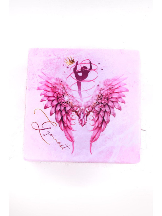 Streching Cushion Pink Wings