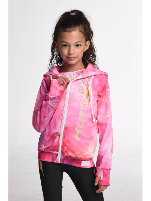 Bluza Aerial Pink Marble