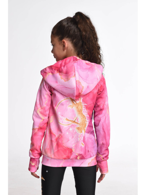 Sweatshirt Aerial Pink Pink Marble