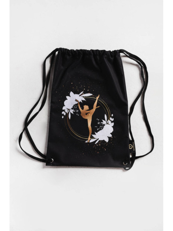 Drawstring Bag Black Lady