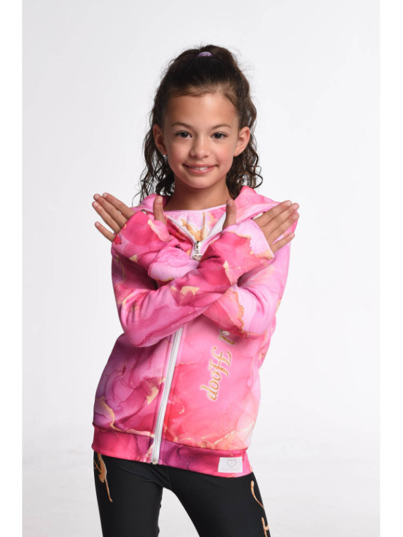 Bluza Aerial Pink Marble