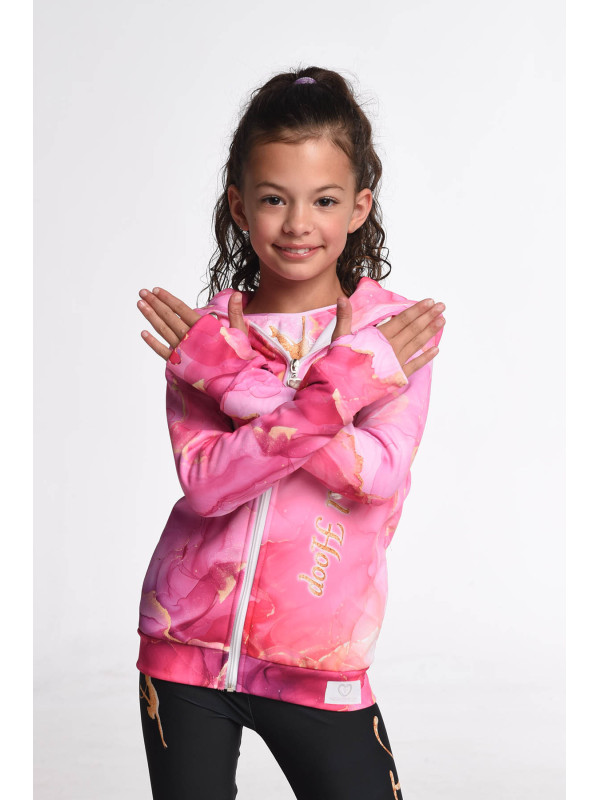 Bluza Aerial Pink Marble