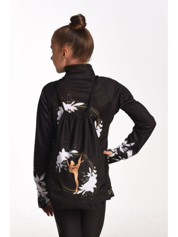 Drawstring Bag Black Lady