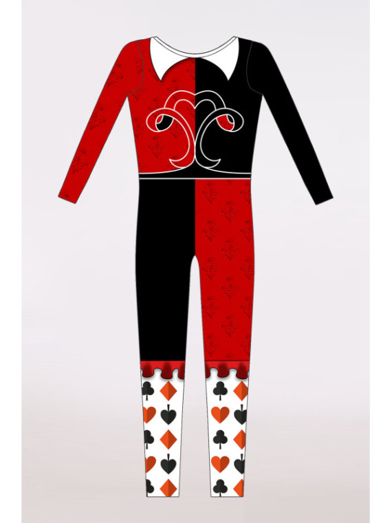 Unitard Queen of Cards