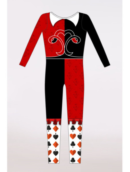 Unitard Queen of Cards