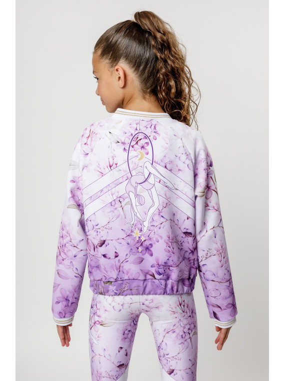 Bomber Jacket Aerial Lily