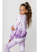 Bomber Jacket Aerial Lily