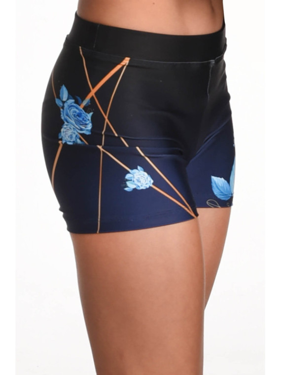 Kurze Hose Blue Rose
