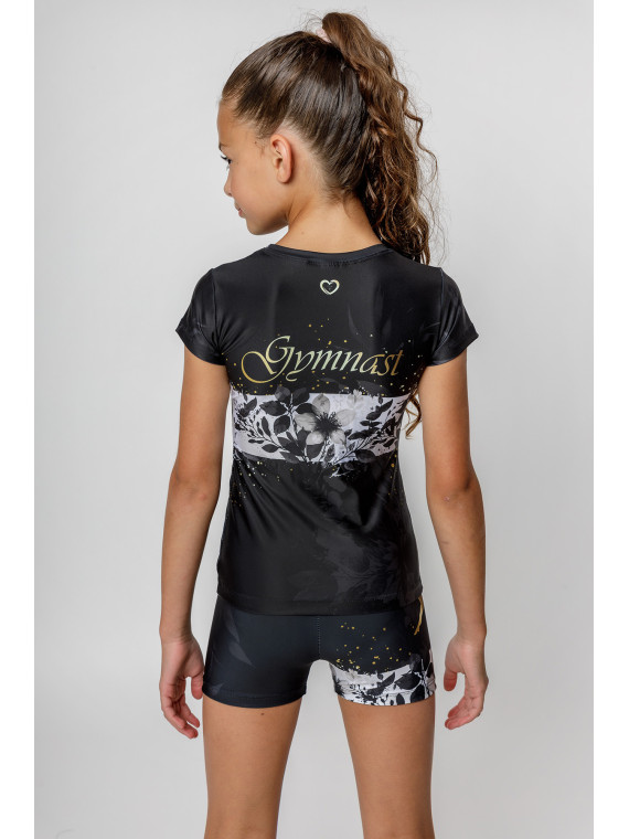 T-shirt Black Swan short