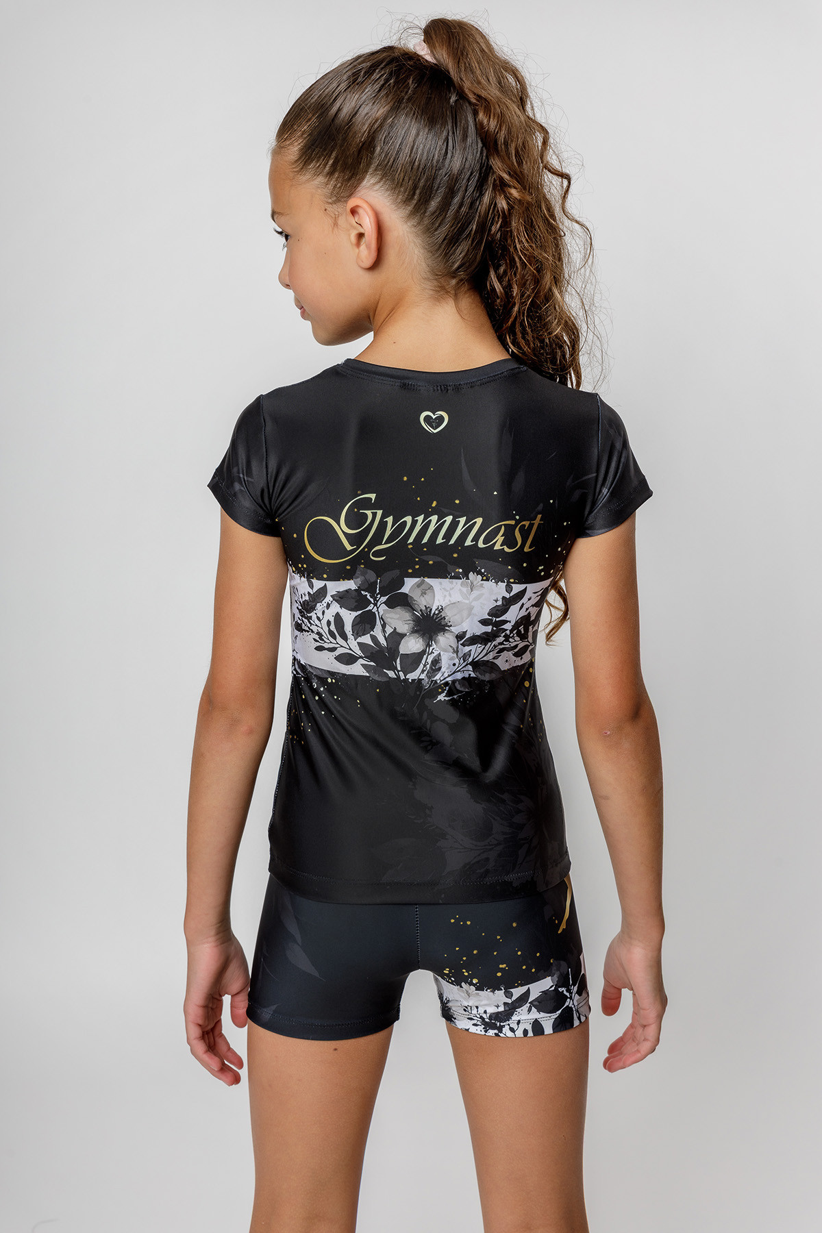 T-shirt Black Swan short