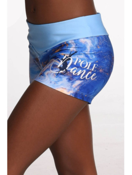 Spodenki Pole Dance Blue Wave