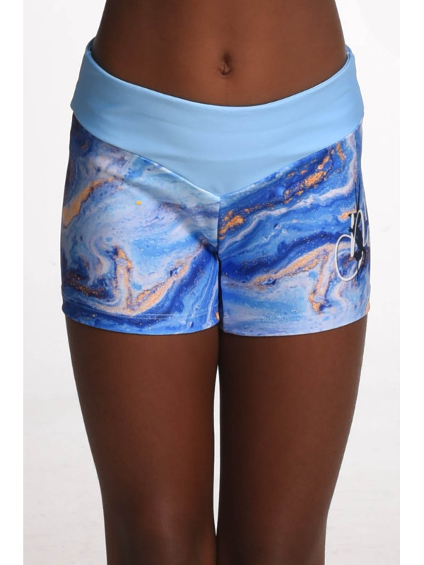 Kurze Hose Pole Dance Blue Wave