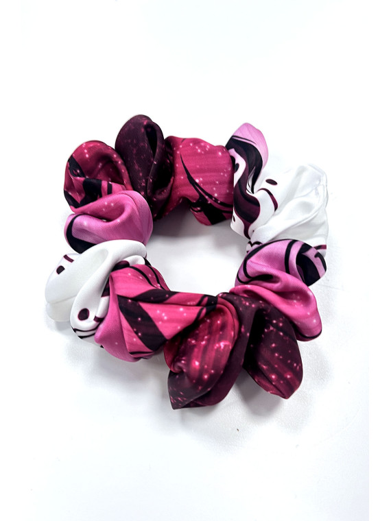 Gumka do włosów scrunchie Tulip Pink