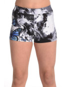 Kurze Hose Tie Dye Black