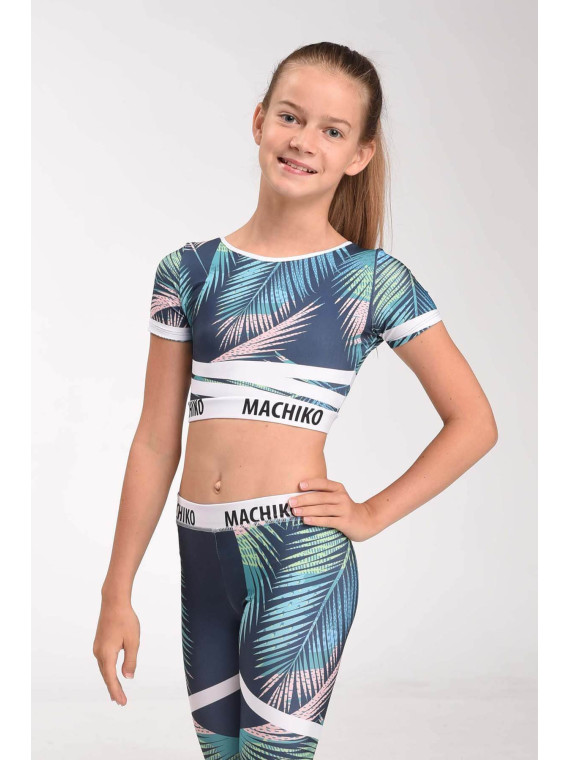 Crop Top Green Jungle