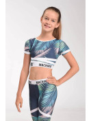 Crop Top Green Jungle