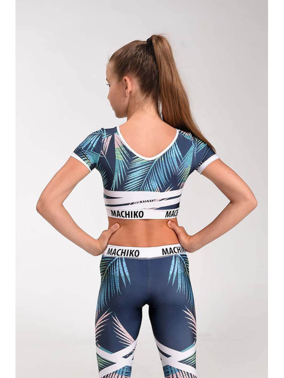 Crop Top Green Jungle