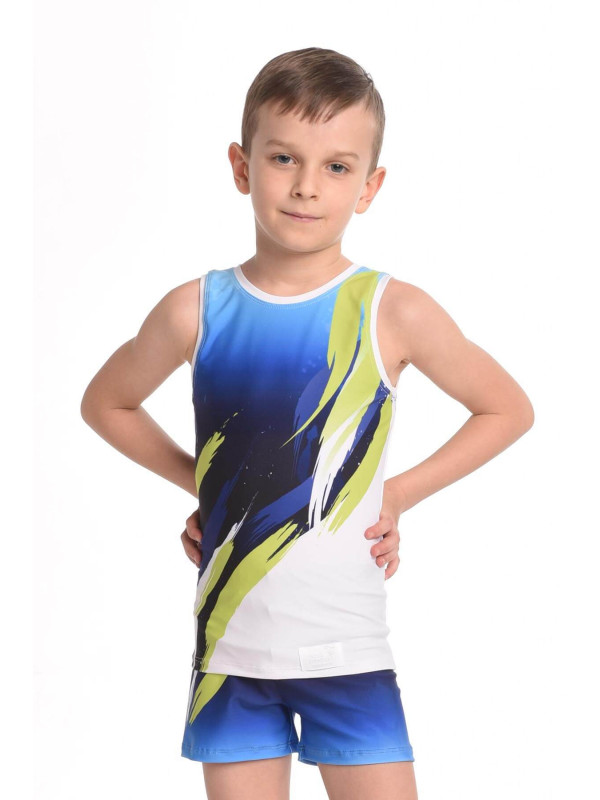 Boys' Tank top shorts LAGOON