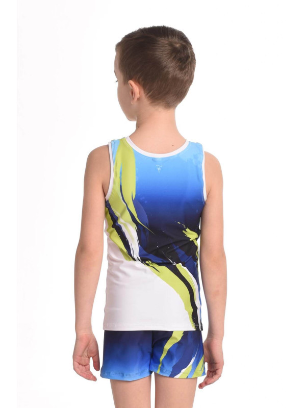 Boys' Tank top shorts LAGOON