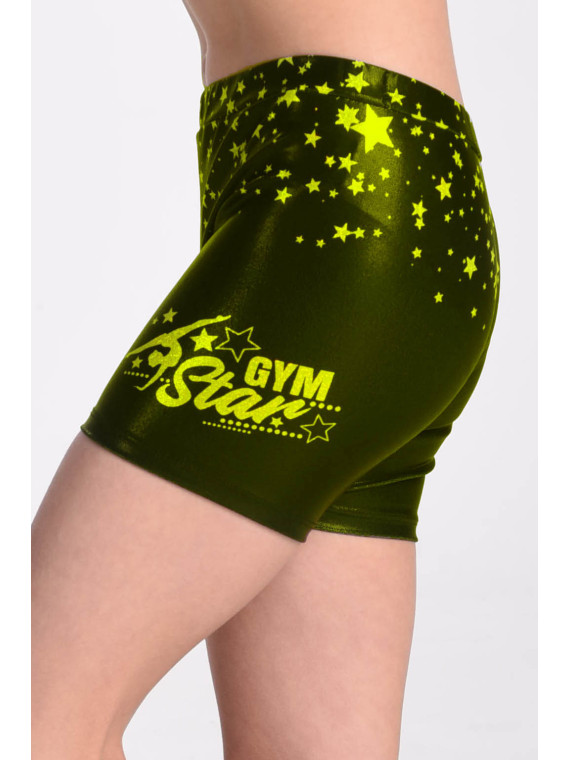 Kurze Hose Gym Star Yellow