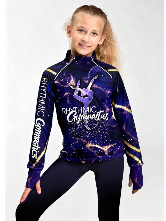 Sweatshirt Violet Marble