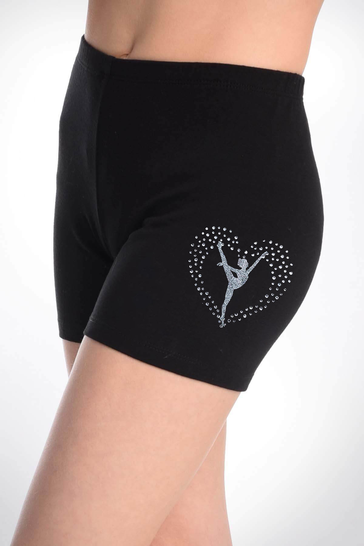 Kurze Hose Crystal Heart