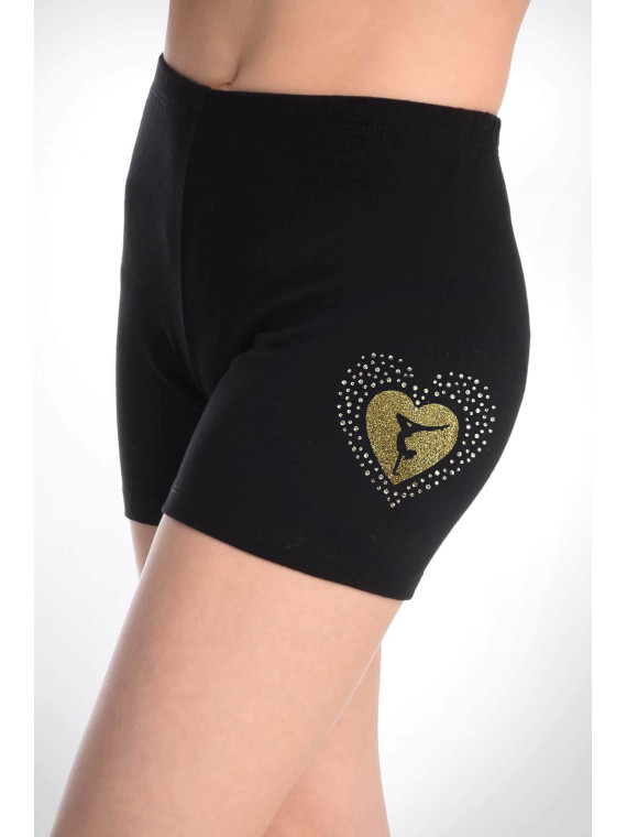 Kurze Hose Gold Heart