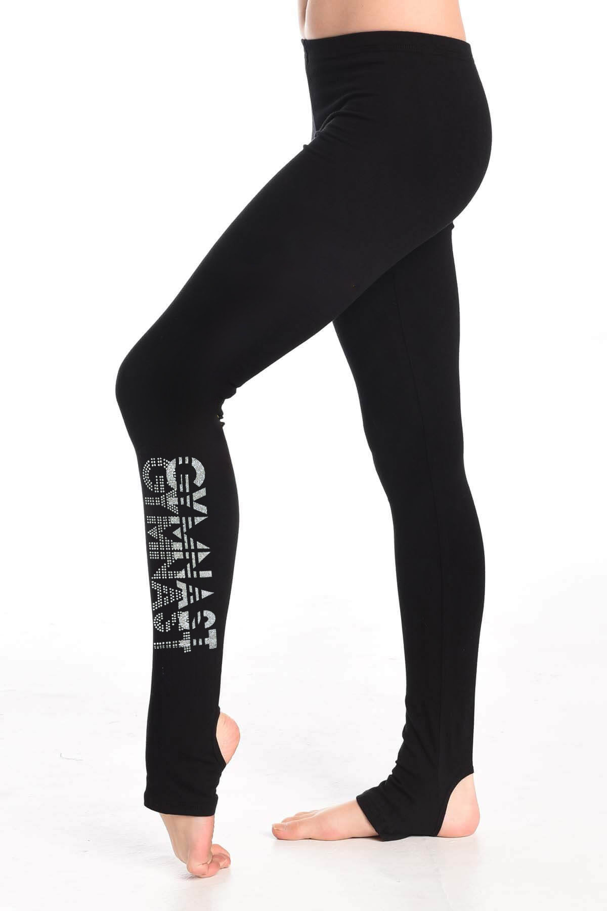 Leggings Silver Stripe