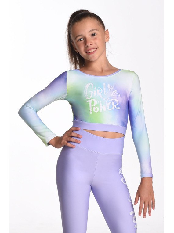 Crop Top Violet Power