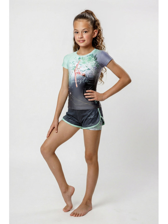 Satz Mint Blush short