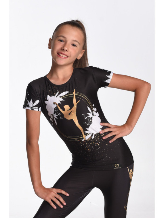 T-shirt Black Lady