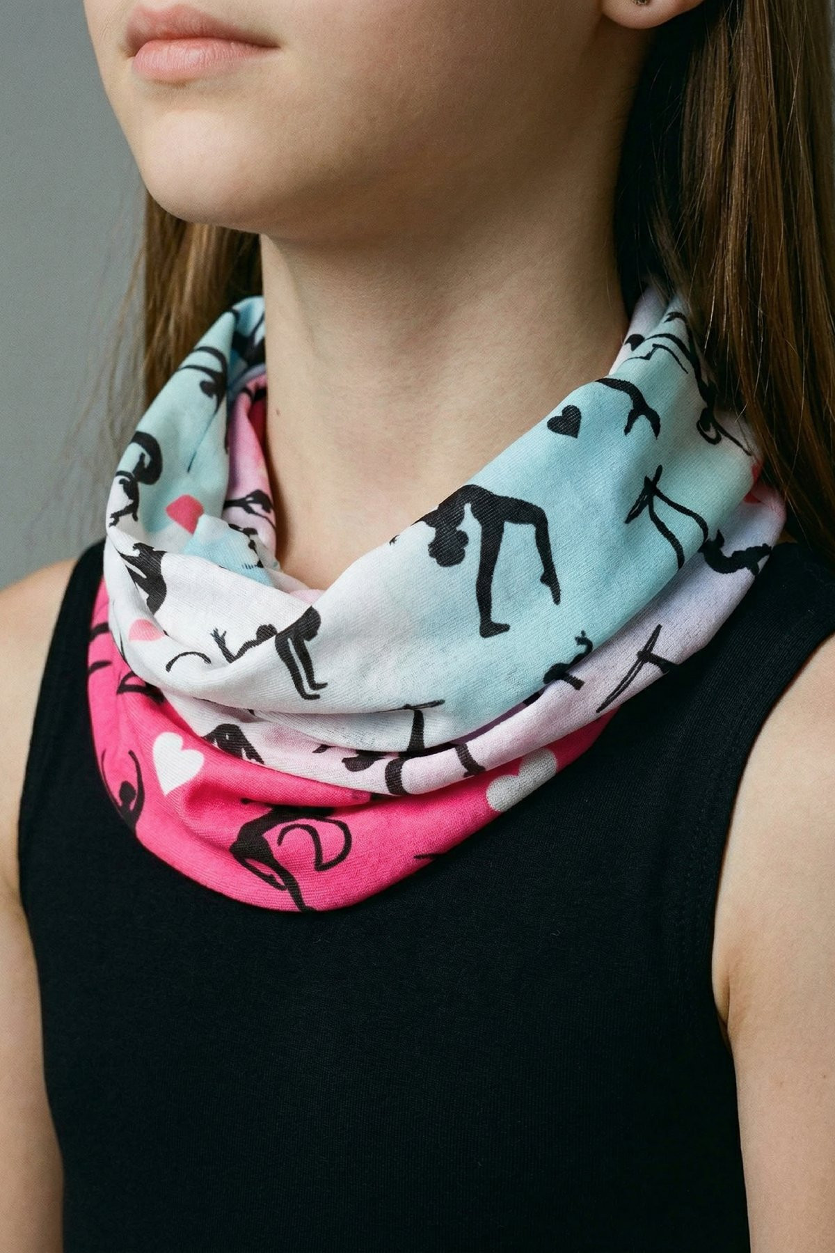 Multifunctional Scarf Keep Calm Pink