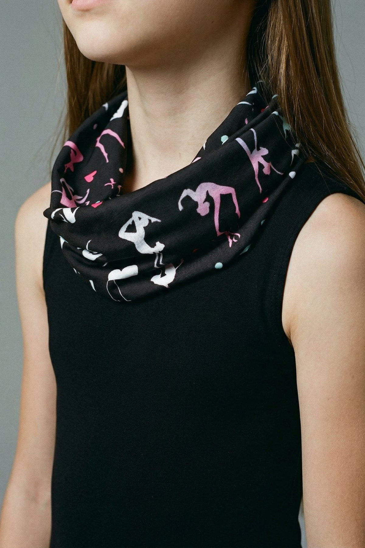 Multifunctional Scarf Keep Calm Black
