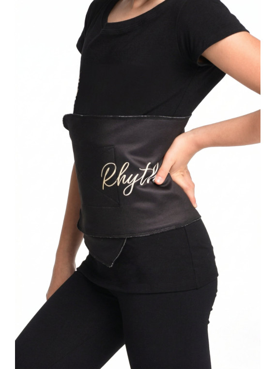 Waist Warmer Black Glitter
